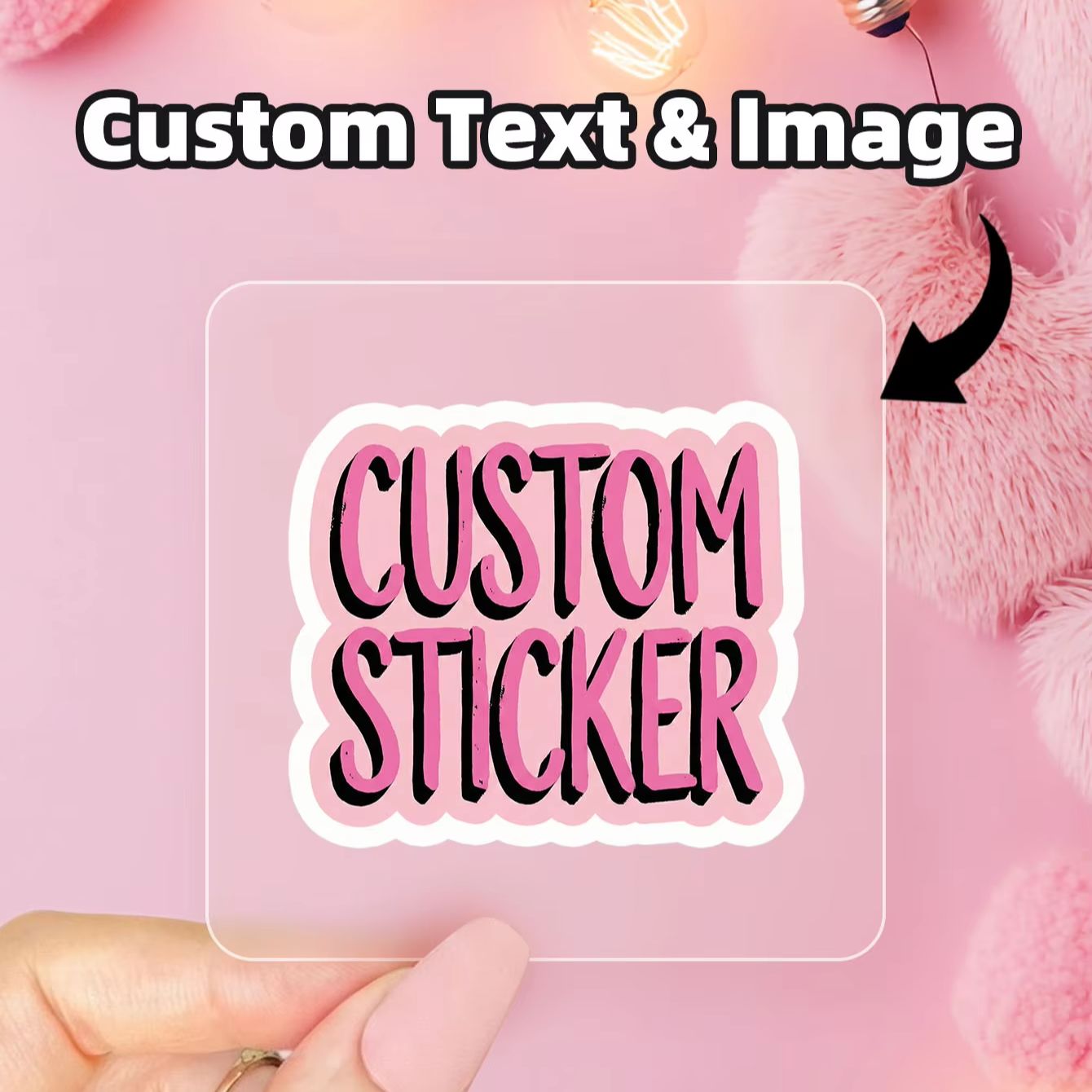1-180 قطعة ملصقات مربعة مخصصة  - مراجعة Personalised Candle Label وسعره