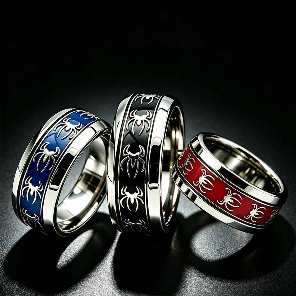 خاتم عنكبوت جديد بتصميم عتيق ع - مراجعة Initial Ring Custom وسعره