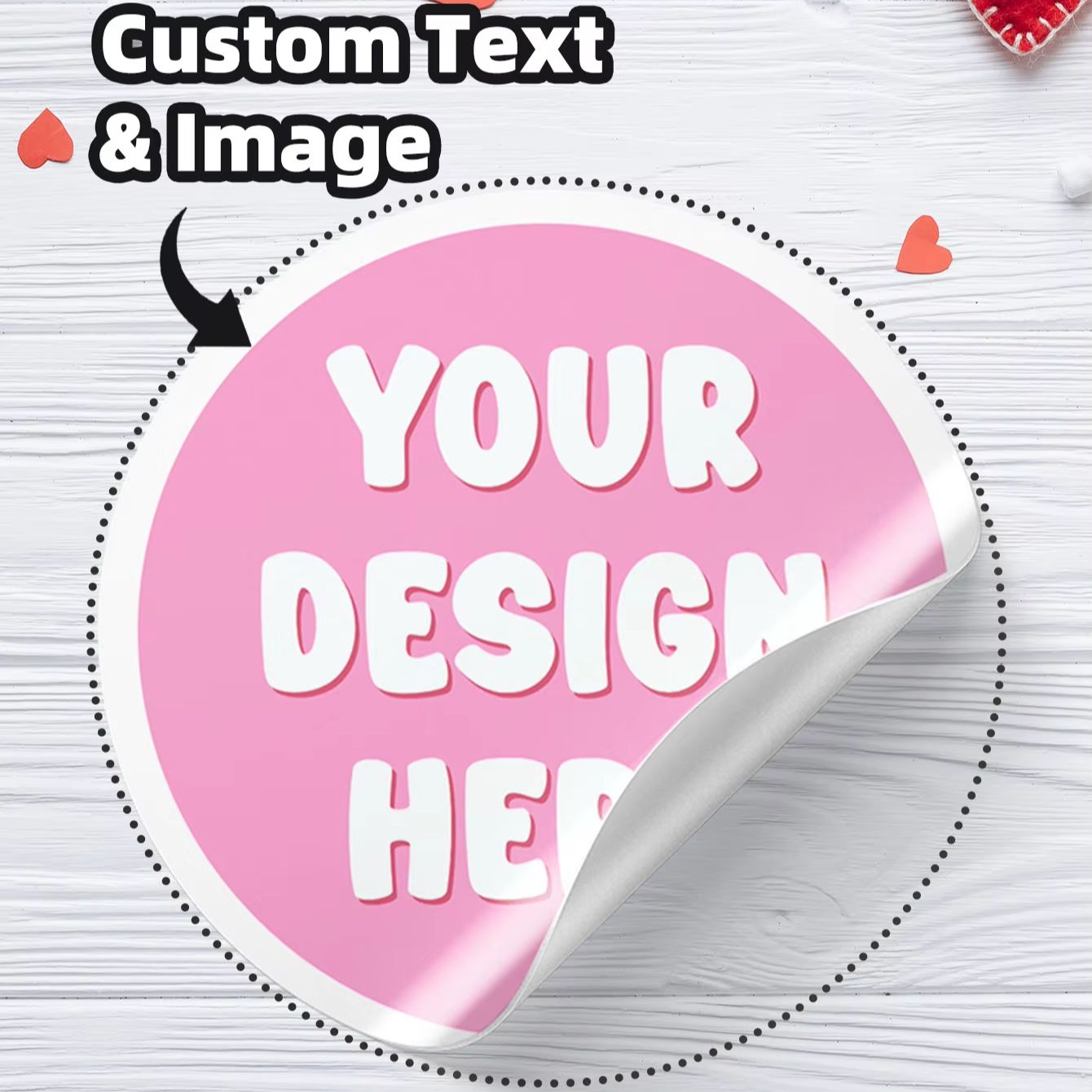 ملصقات دائرية مخصصة مقاومة للم - مراجعة Personalised Candle Label وسعره