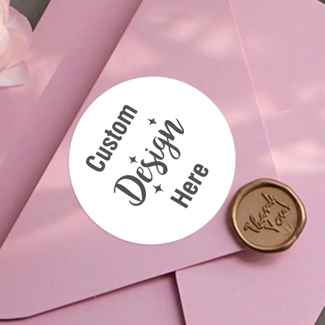 ملصقات دائرية مخصصة مقاومة للم - مراجعة Personalised Candle Label وسعره
