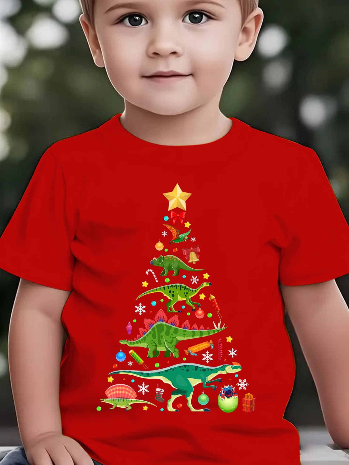 تي شيرت أطفال صيفي لعيد الميلا - مراجعة Family Tree Print وسعره